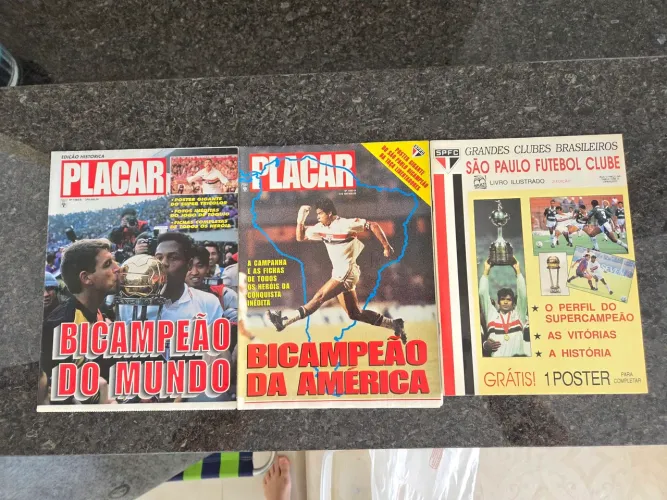 Revista Placar Especial SPFC Bicampeão Mundial 