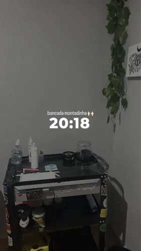 Bancada para tatuagem/ bancada para ferramentas