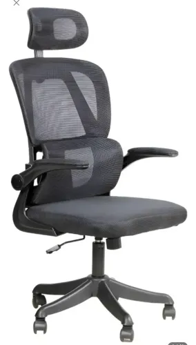 Cadeira De Escritório Ergonômica Giratória 150kg 3d Plus