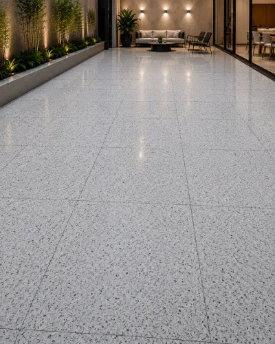 Piso granito Branco Dallas