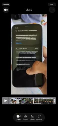 Vendo iPhone 11 tela tem detalhe mais é pouca coisa bateria trocada