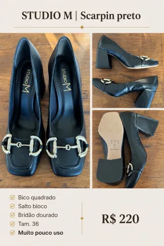 Scarpin estilo Gucci