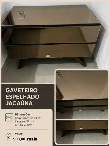 Gaveteiro espelhado