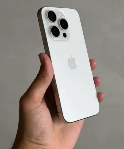 IPHONE 15 PRO 512 GB BRANCO IMPECÁVEL 