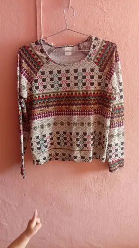 Blusa Blusão Manga Longa Hering Estampada Gatinhos - Tamanho P