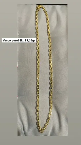 Cordão de Ouro 18k, 29,17 gr R$ 21,870,00