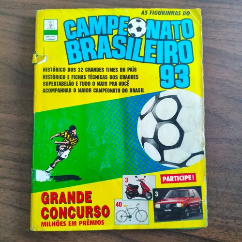 Álbum Campeonato Brasileiro 1993 - Falta 1 Figurinha