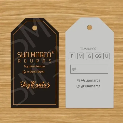 1000 Tags Etiqueta Para Roupas