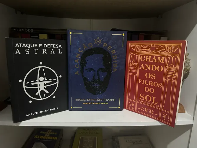 3 livros de Marcelo Ramos Motta ( Thelema Ocultismo Esoterismo )