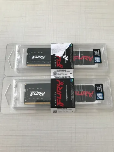 2 Unidades Memória RAM - 8GB Fury Impact DDR4 Kingstone (cada)