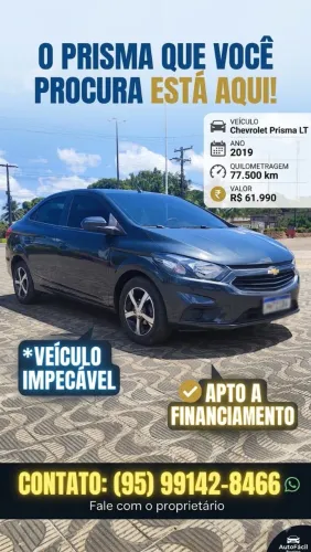 Chevrolet Prisma Sed. LT 1.4 8V Flexpower 4P 2019