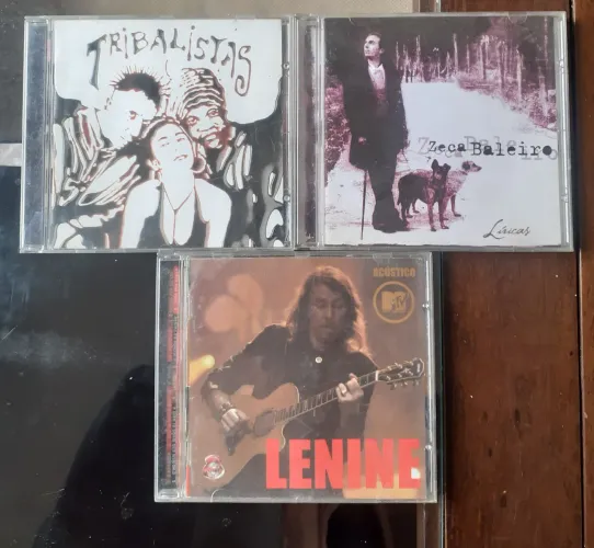 CDS MPB - Coleçao 3 Cds, Tribalhistas, Lenine, Zeca Baleiro