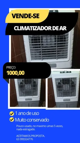 Vende se climatizador de ar semi novo