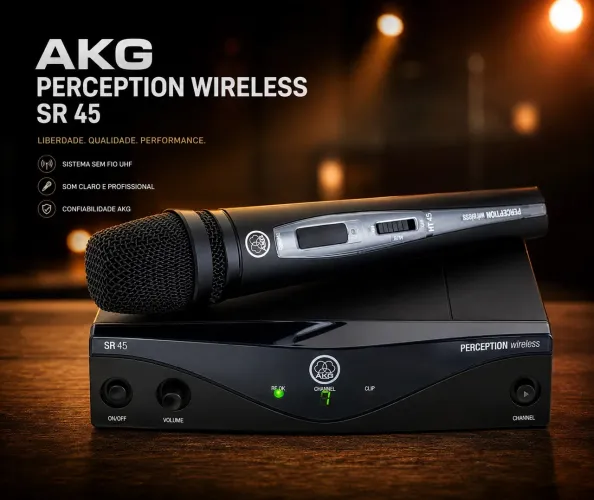 Microfone Akg sem fio