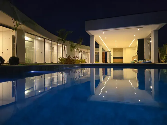 Casa alto padrão condômino Real Garden com automatização - lote 1000m - Lagoa Santa