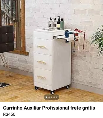 Carrinho auxiliar profissional frete grátis