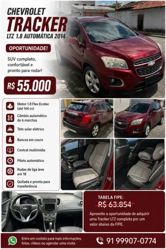 Chevrolet Tracker LTZ 1.8 16V Flex 4X2 Aut. 2014