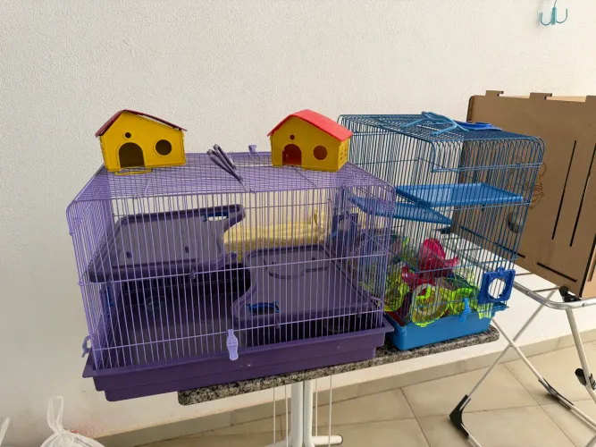 Gaiolas para hamsters ou outros