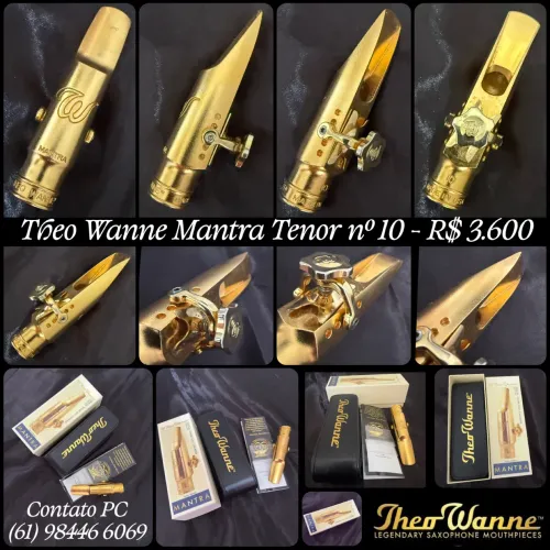 Boquilha para Sax Tenor Theo Wanne Mantra 10 - ORIGINAL 