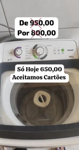 Máquina de lavar Consul 12kg