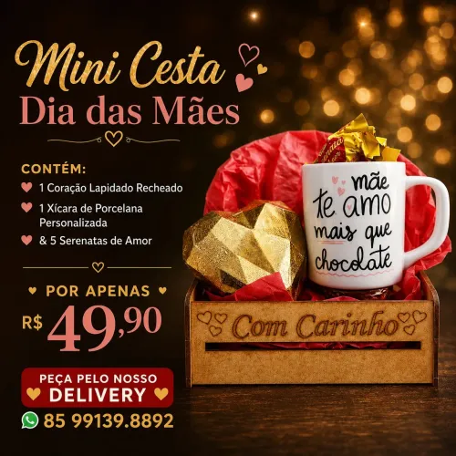 Mini Cesta Dia das Mães