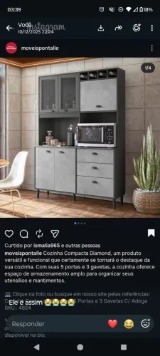 VENDO - ARMÁRIO (SOMENTE A PARTE DE CIMA)