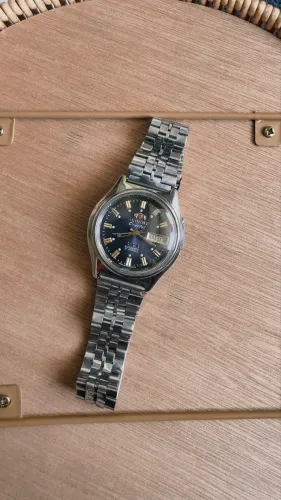 ORIENT CRYSTAL 3 ESTRELAS AUTOMÁTICO 21 JEWELS - VINTAGE | TODO REVISADO E POLIDO