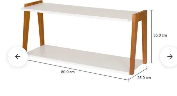 Prateleira Dupla Bartô da Tok Stok