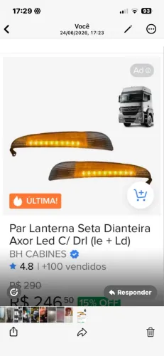 Par de lanterna 