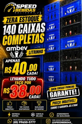 Caixa completa litrinho 300ml Ambev