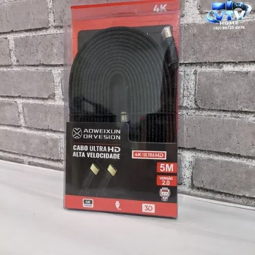 Cabo HDMI 5 Metros 4K + Entrega Grátis