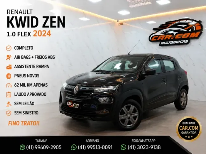 Renault Kwid Zen 1.0 Flex 12V 5P Mec. 2024