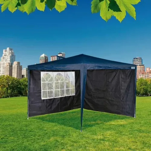 Conjunto Parede para Gazebo Oxford Azul 3m x 3m