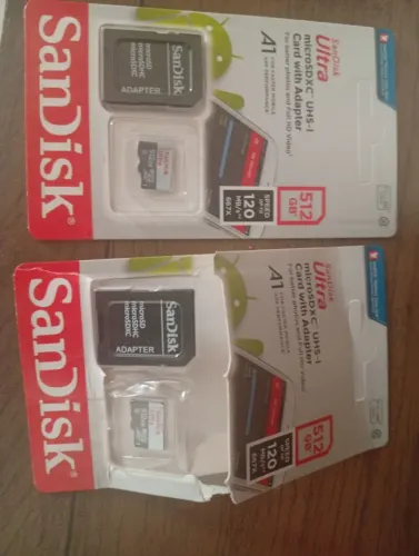 Cartão de memória 513GB 50R$ cada 
