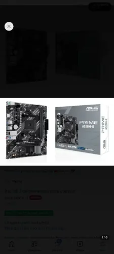 Placa mae asus prime a520r am4 ddr4