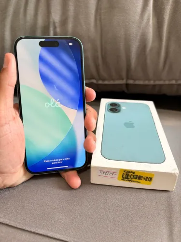 iPhone 16 - Verde - Garantia Apple até 29/10/26