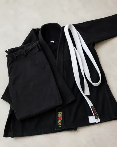 Quimono Jiu-Jitsu Kyoshi Fight A2 + Faixa Branca (Usado 2x apenas)