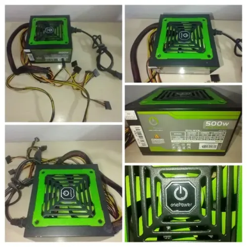 Fonte de alimentação para PC One Power MP500W3-I 500W preta (USADA)