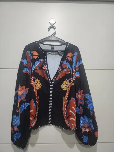 Blusa estilo Boho Chic aTam. XL