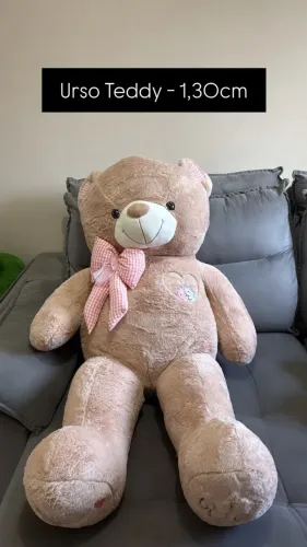 Urso Teddy Marrom Gigante 1,30cm