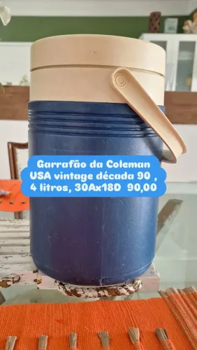 Garrafão coleman vintage