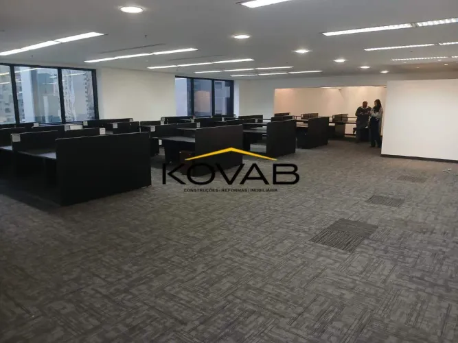 Locação conjunto comercial 307m² - Vila Olimpia Sala Mobiliada