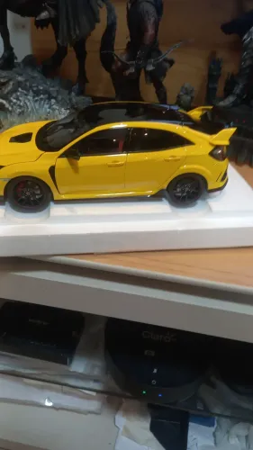 Civic r type amarelo versão especial auto art autoart
