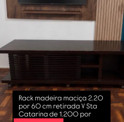Rack madeira imbuia