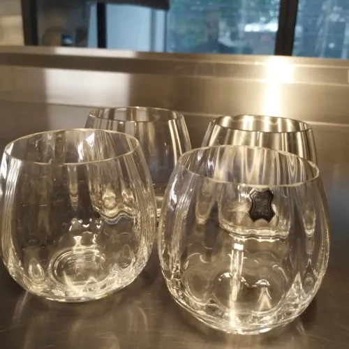 Copos de Cristal Hering Bojudo Vintage para Negroni e Drinks - 4 Peças