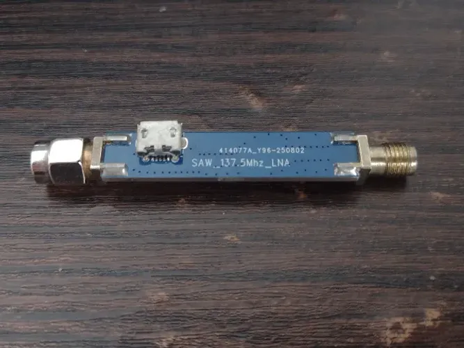 Filtro Amplificador Saw LNA 137.5mhz