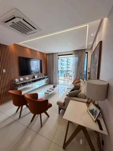 VENDO APTO ED AMALFI 110m² COM 3 SUÍTES E 2 VAGAS - BATISTA CAMPOS
