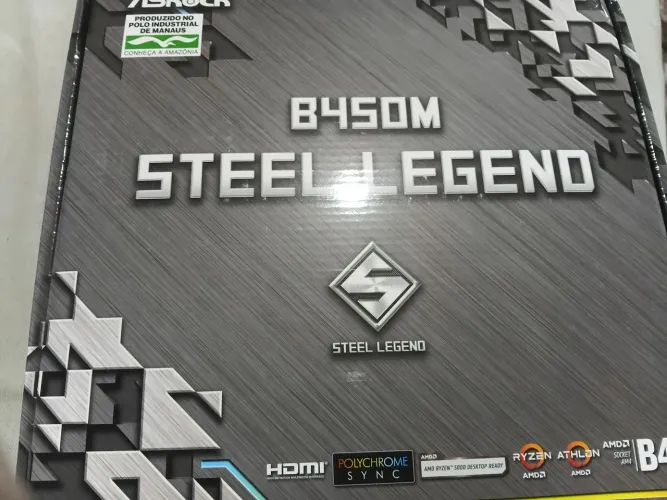 kit ryzem 5 5600gt mais placa mae asroque steel legend