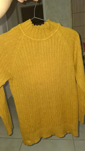 Blusa frio inverno mostarda M