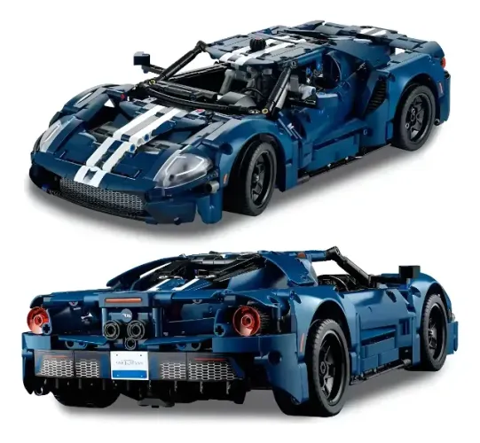 Ford Gt Blocos De Montar 1:10 1468 Peças